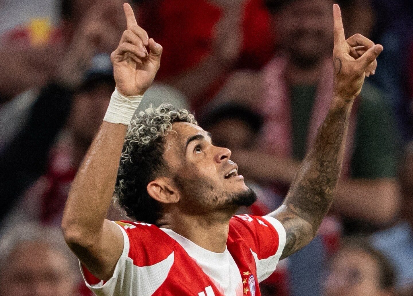 Luis Diaz celebrando