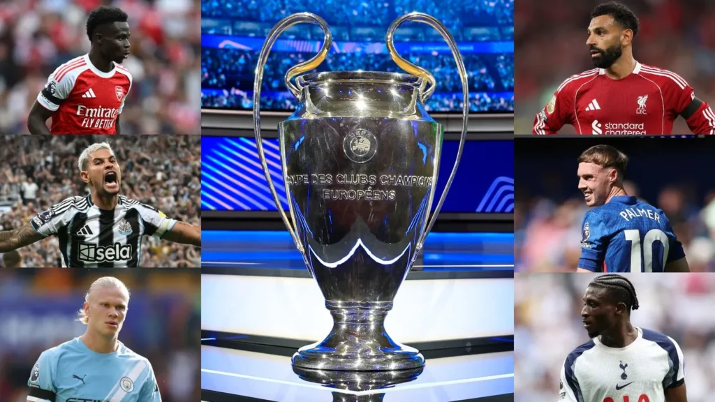 Equipos de Premier en Champions