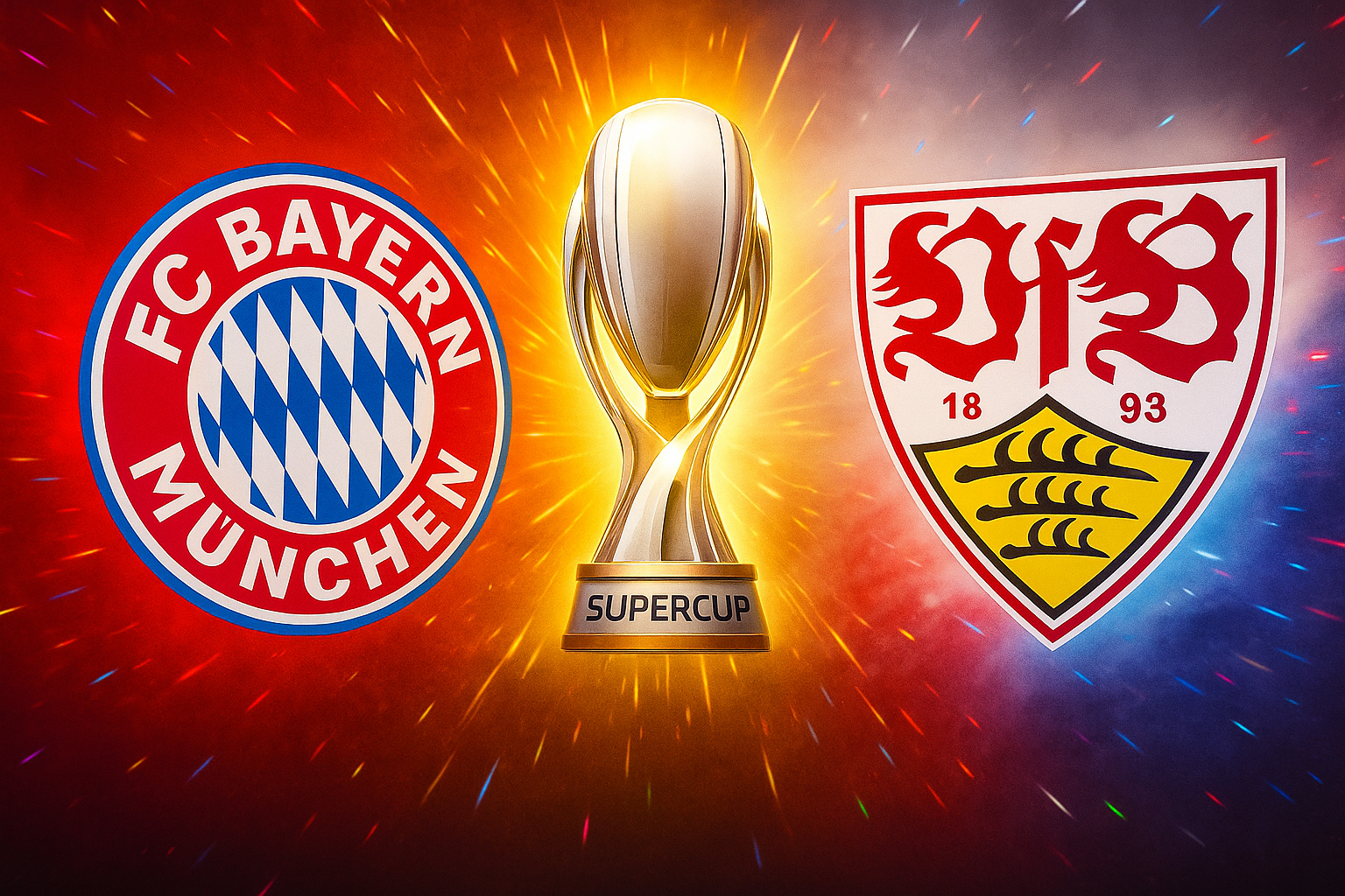 Escudos de Bayern y Stuttgart chocando
