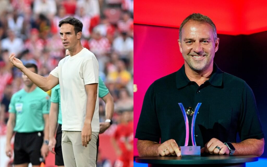 Íñigo Pérez y Hansi Flick