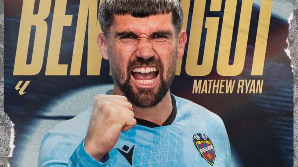 Mathew Ryan, el nuevo fichaje del Levante UD.