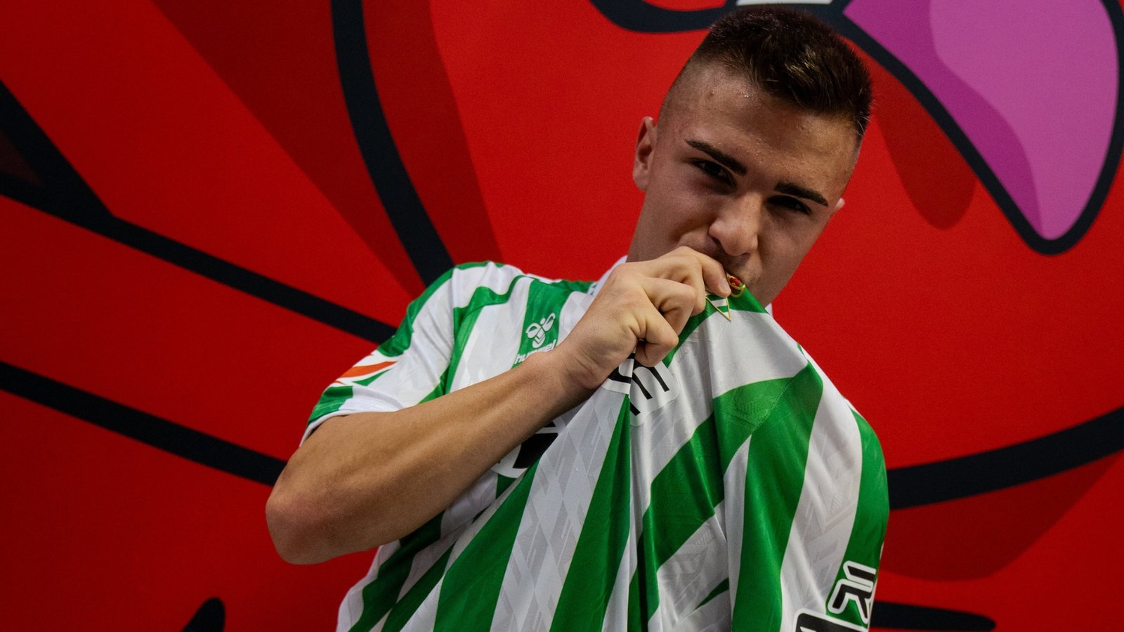 Pablo García, debutó en enero de 2025 con el primer equipo bético.