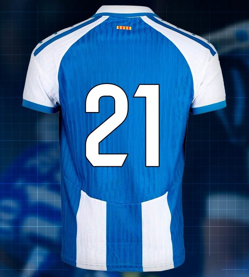Camiseta 21 del RCD Espanyol