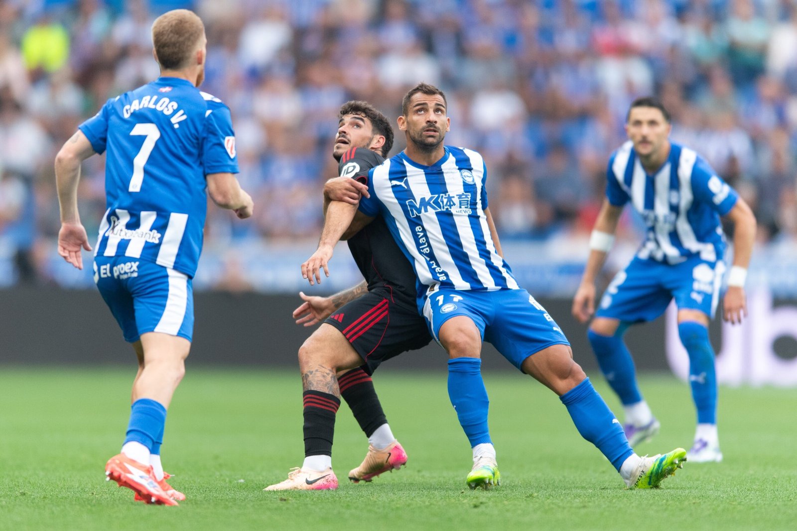 Jugadores del Deportivo Alavés.