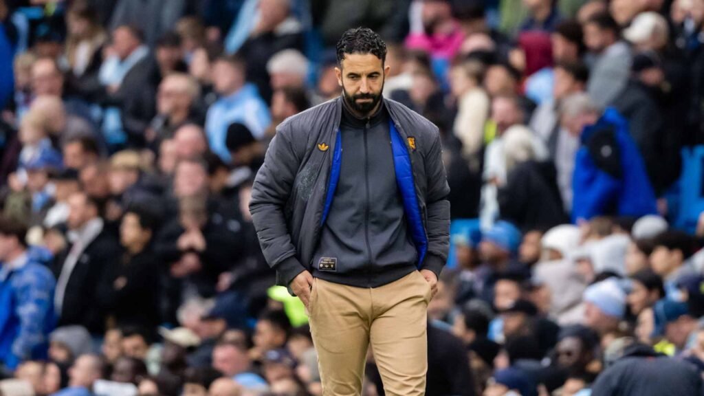 Rúben Amorim con el Manchester United. Via: Manchesterunited.com