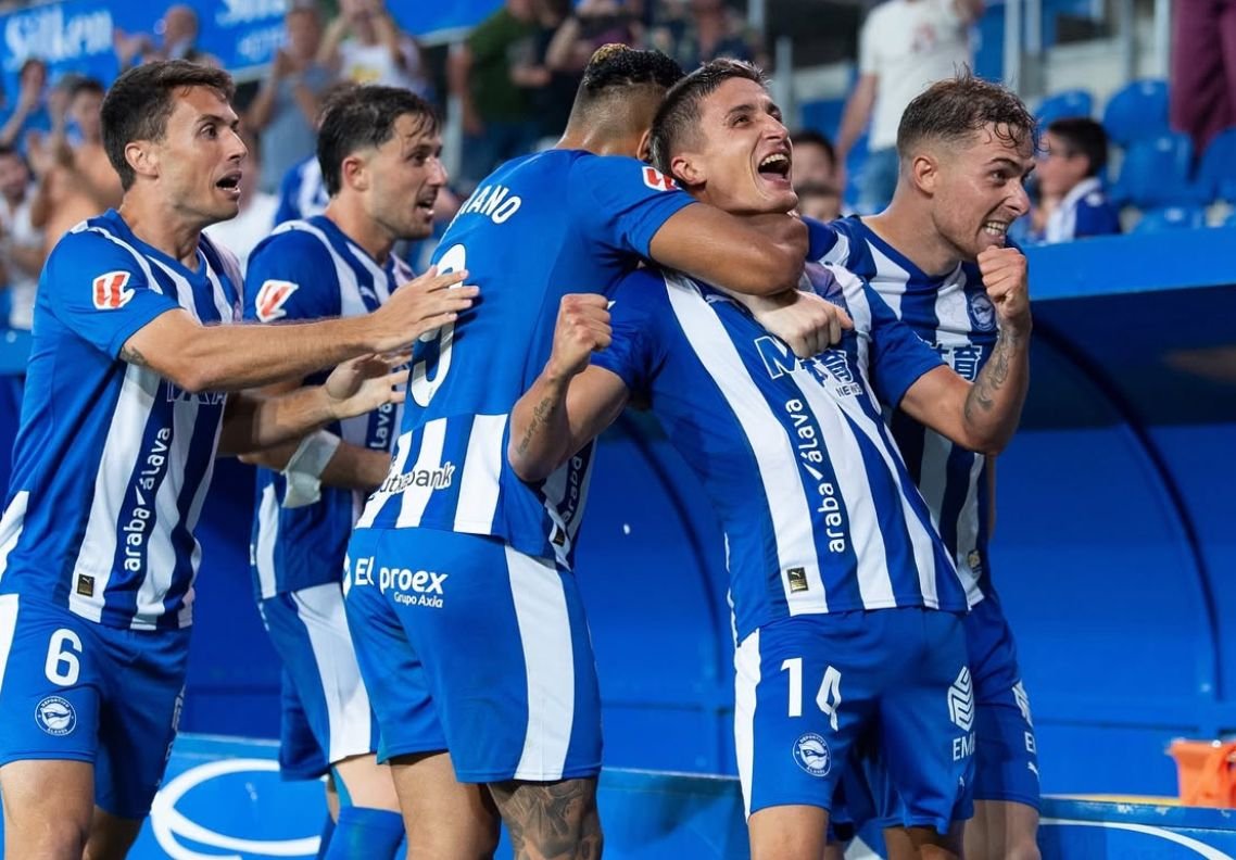 Jugadores del Deportivo Alavés.