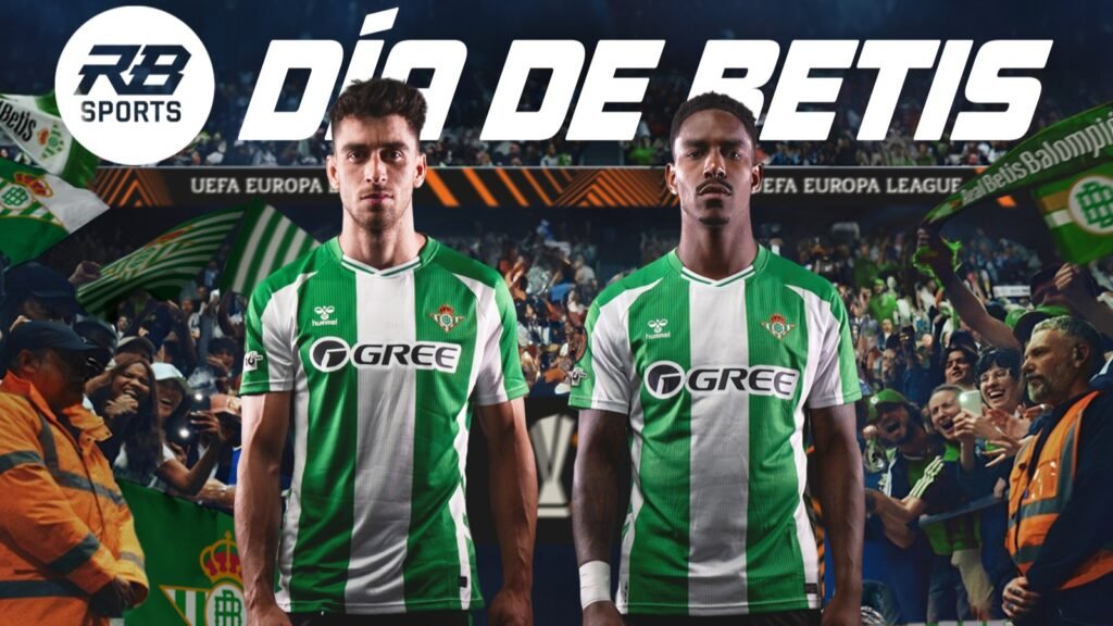 El cartel del partido del Real Betis.