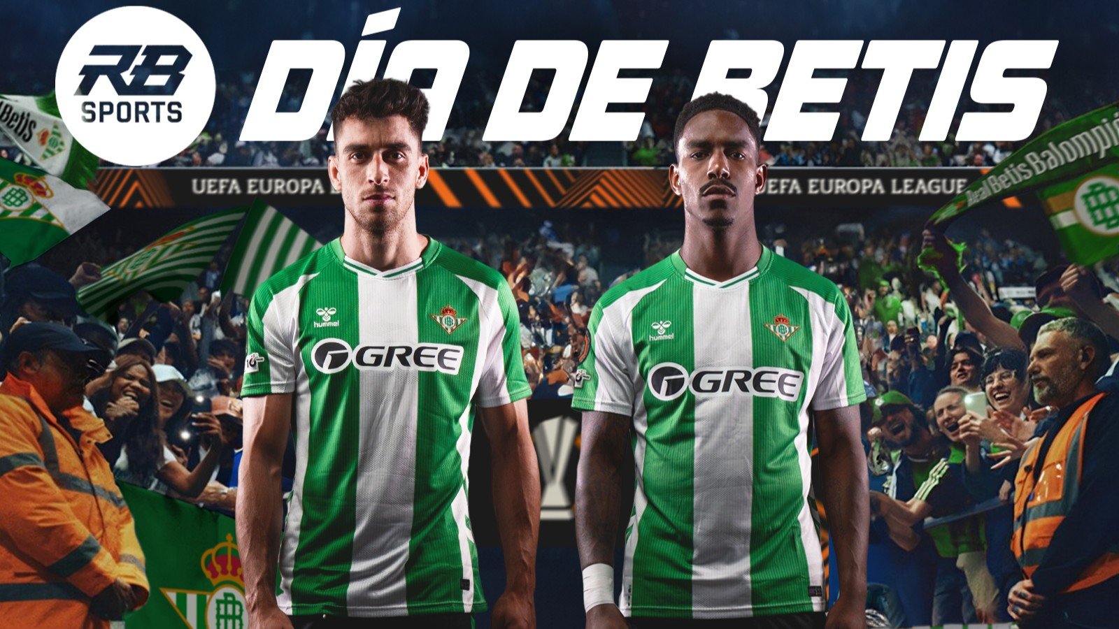 El cartel del partido del Real Betis.