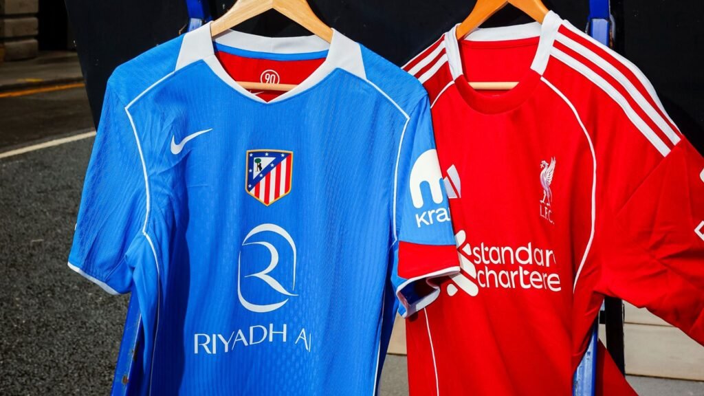 La tercera equipación que utilizará el Atlético de Madrid ante el Liverpool.