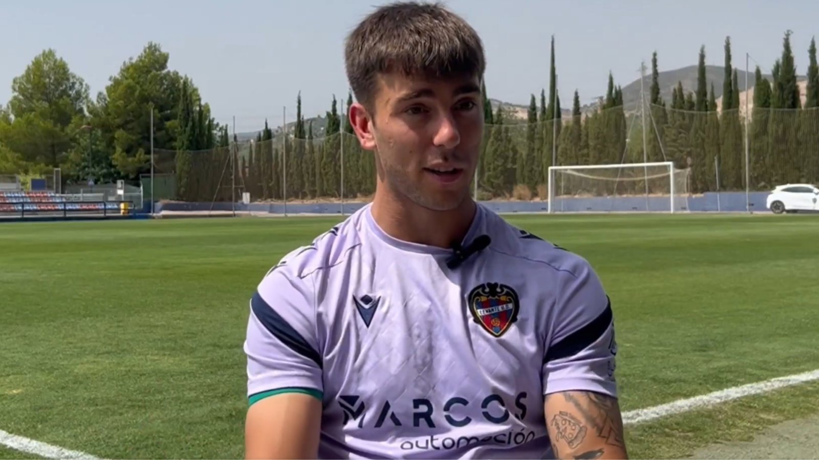 Iker Losada, en sus primeras palabras como jugador granota.