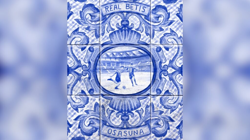 El cartel del partido entre Betis y Osasuna.