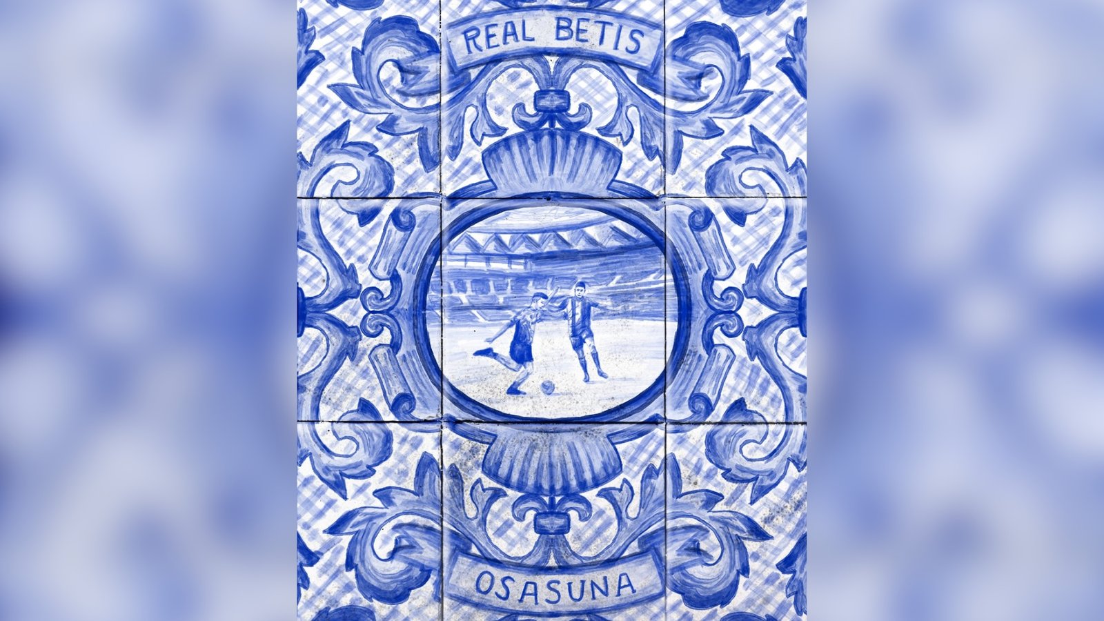 El cartel del partido entre Betis y Osasuna.