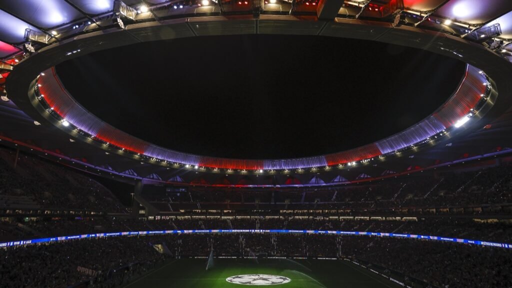 Riyadh Air Metropolitano, antes de un partido de Champions League.