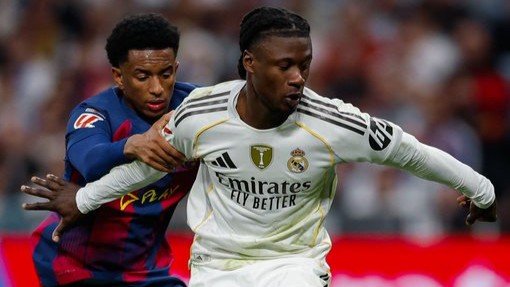 camavinga vs barcelona / vía @realmadrid