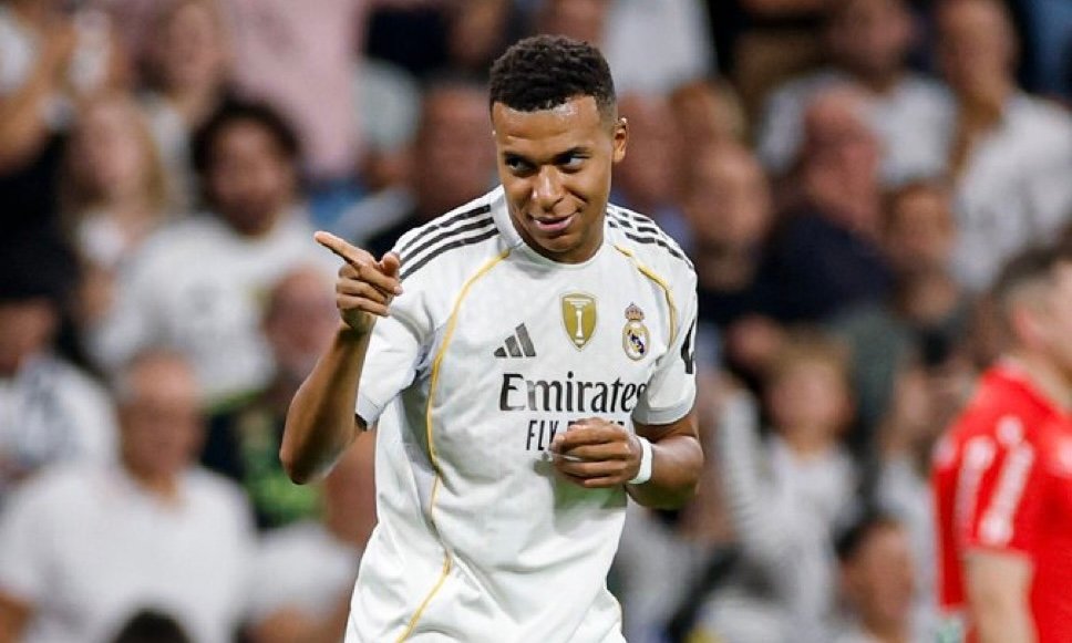 Mbappé celebrando un gol / Via: X @realmadrid