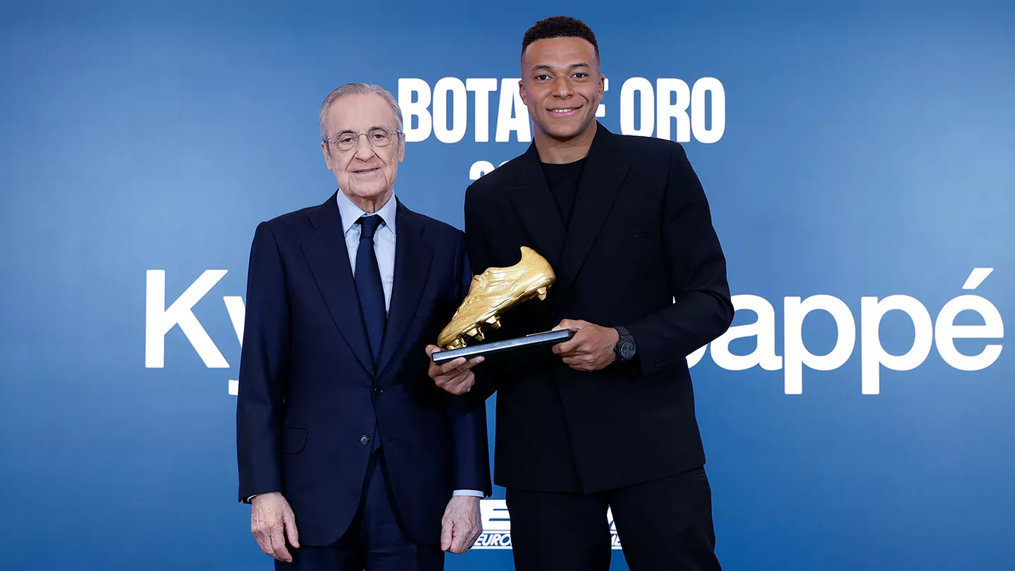 florentino con mbappé / vía @realmadrid