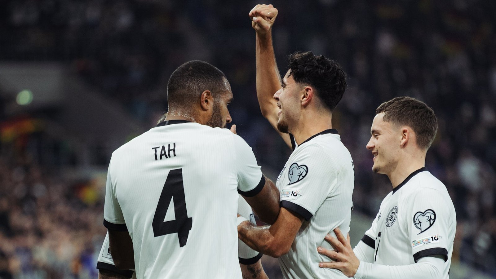 La selección alemana frente a Luxemburgo.