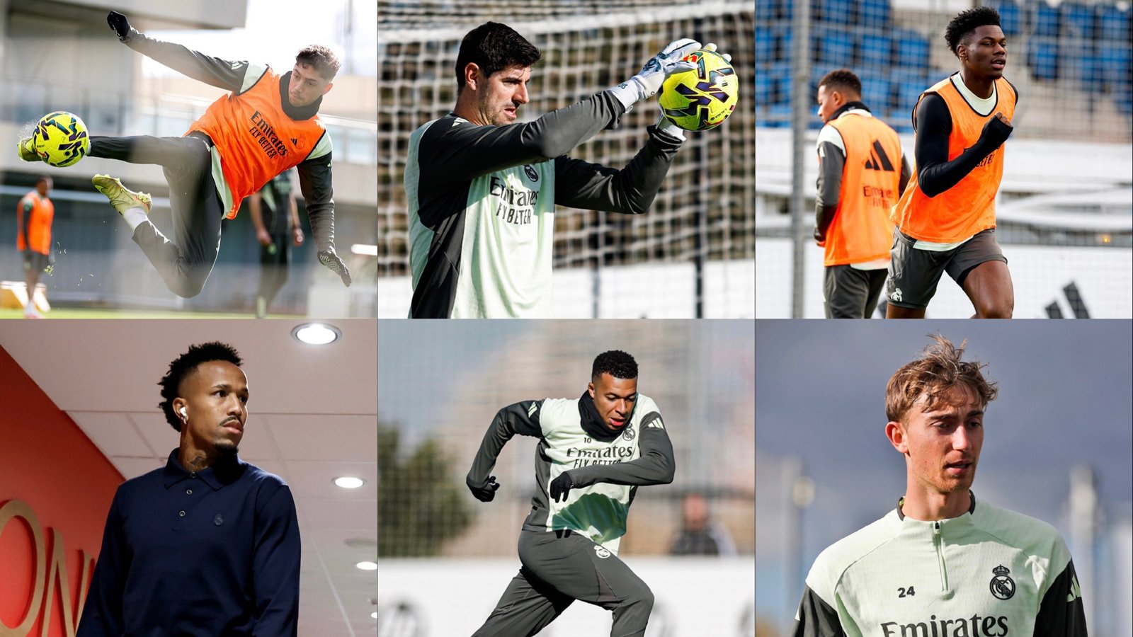 Collage de los jugadores del Real Madrid / Via: X @realmadrid