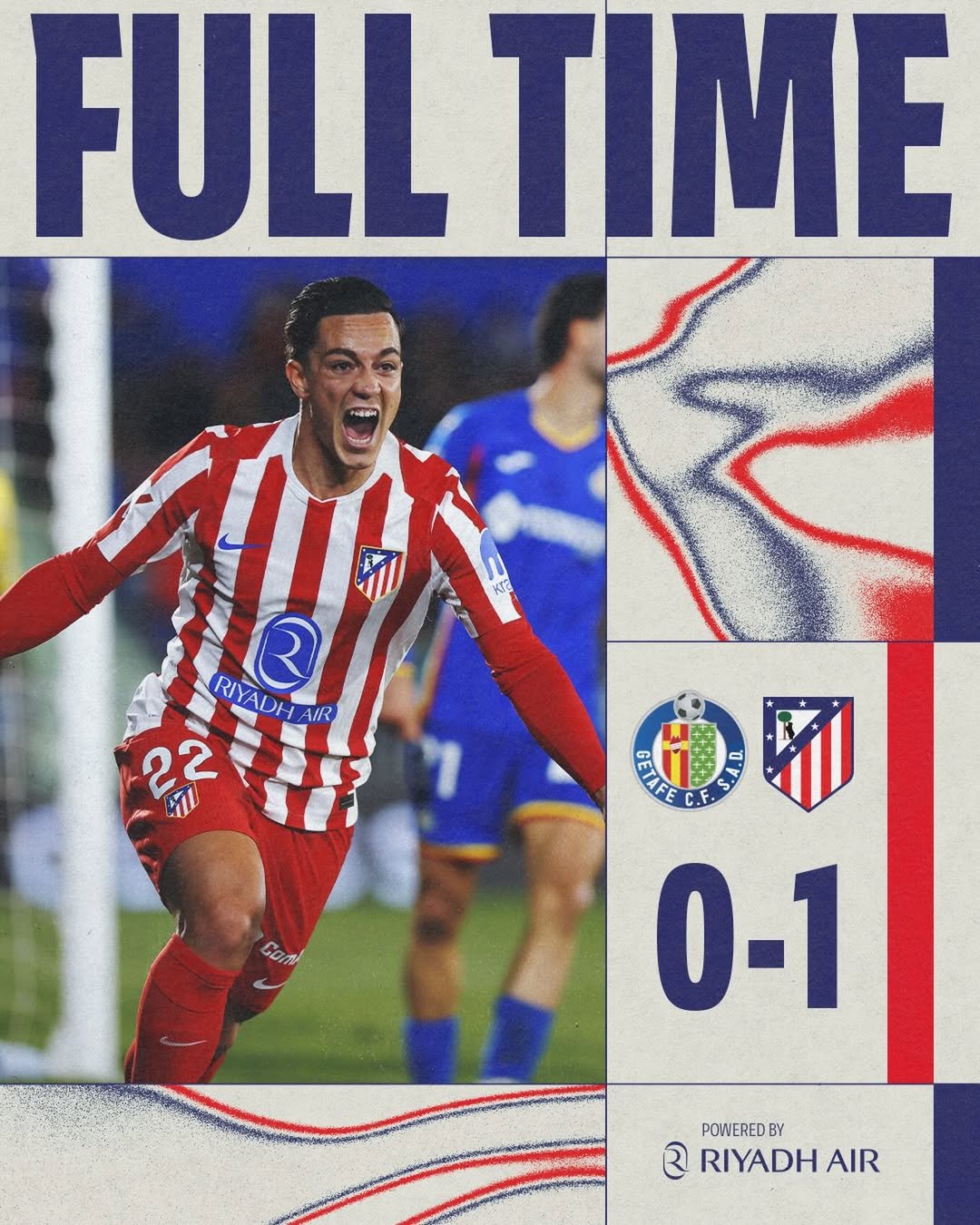 El Atlético de Madrid consiguió los tres puntos en un partido muy complicado./ Vía: @atleticodemadrid