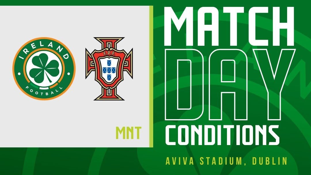 Irlanda vs Portugal: Alineaciones probables, horario y dónde ver por TV el partido