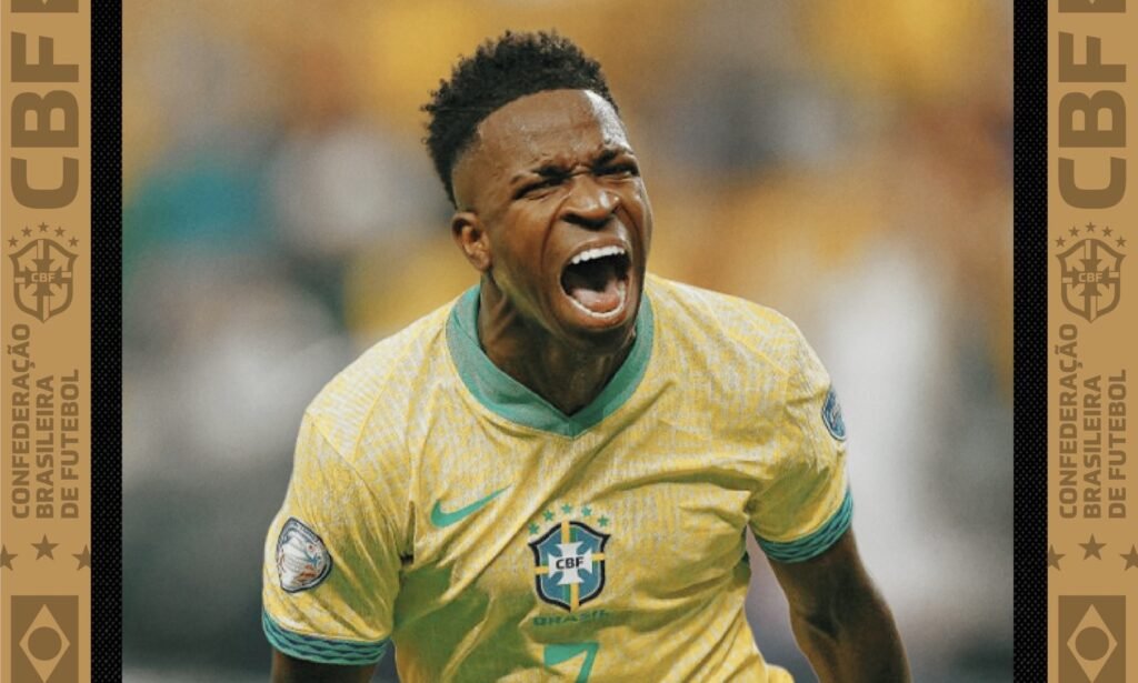 Vinícius Júnior con el Brasil / Via: X @CBF_Futebol