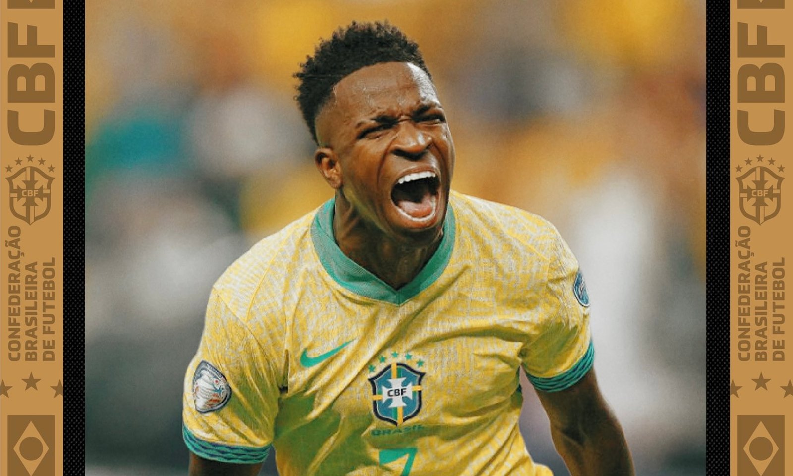 Vinícius Júnior con el Brasil / Via: X @CBF_Futebol