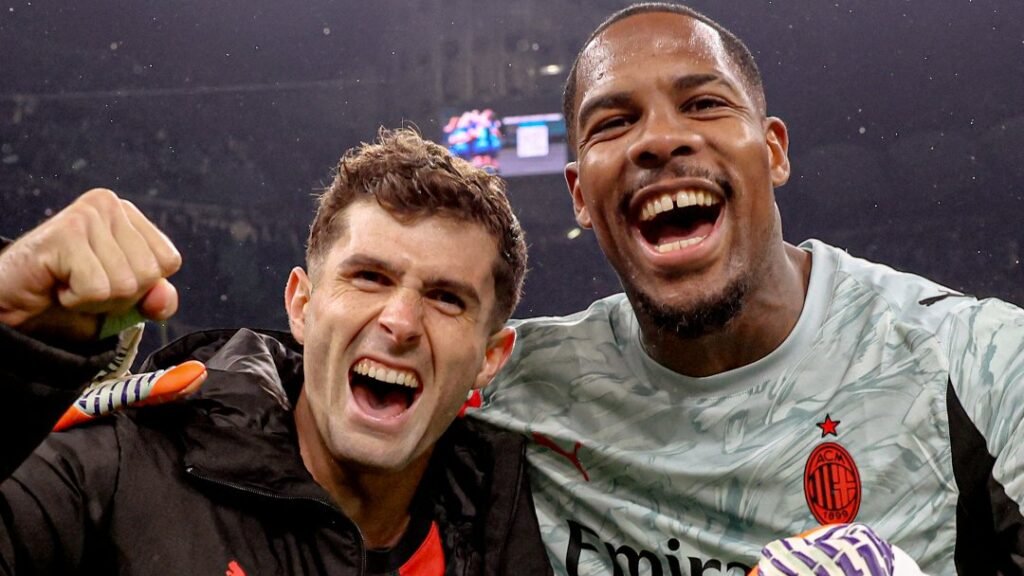 jugadores del Milna celebrando