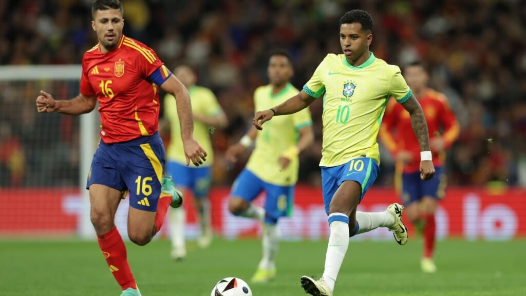 Rodrygo con Brasil / Vía X: @CBF_Futebol