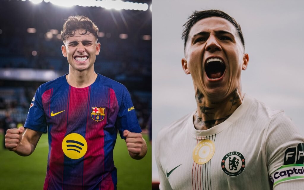 Fermín López y Enzo Fernández