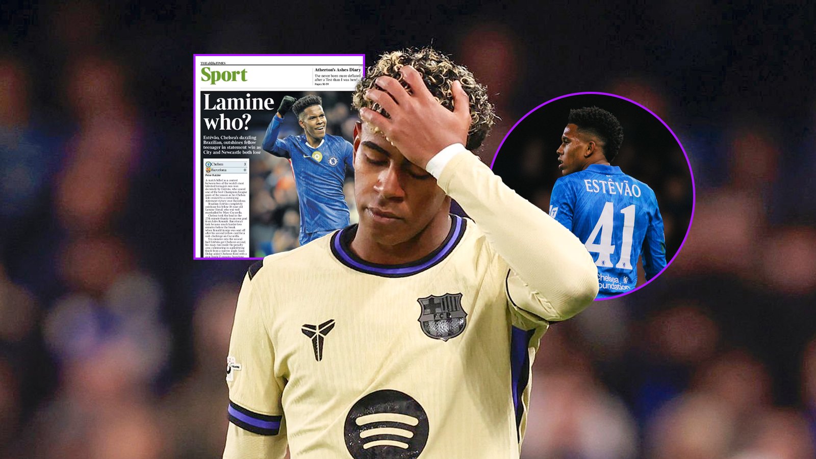 ¿Quién es Lamine?”: La prensa inglesa se mofa de la derrota del Barça ante el Chelsea