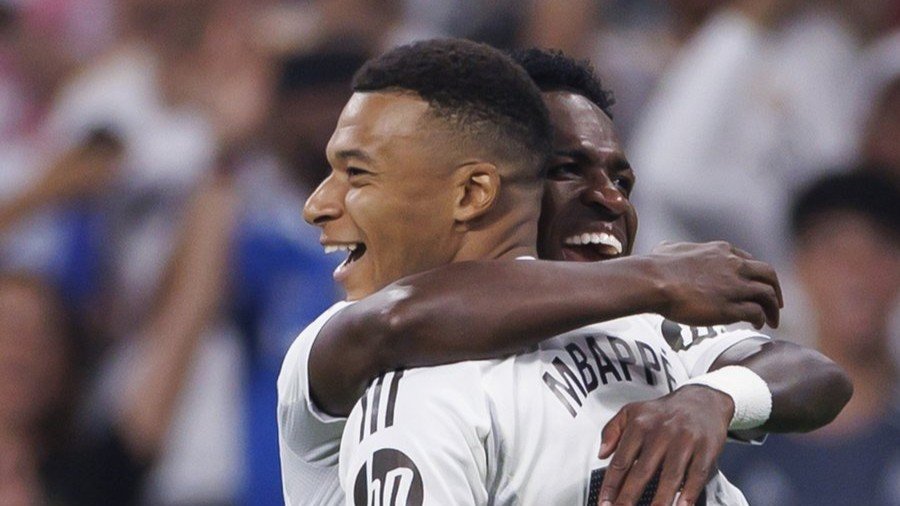 mbappé y vinícius / Vía @realmadrid