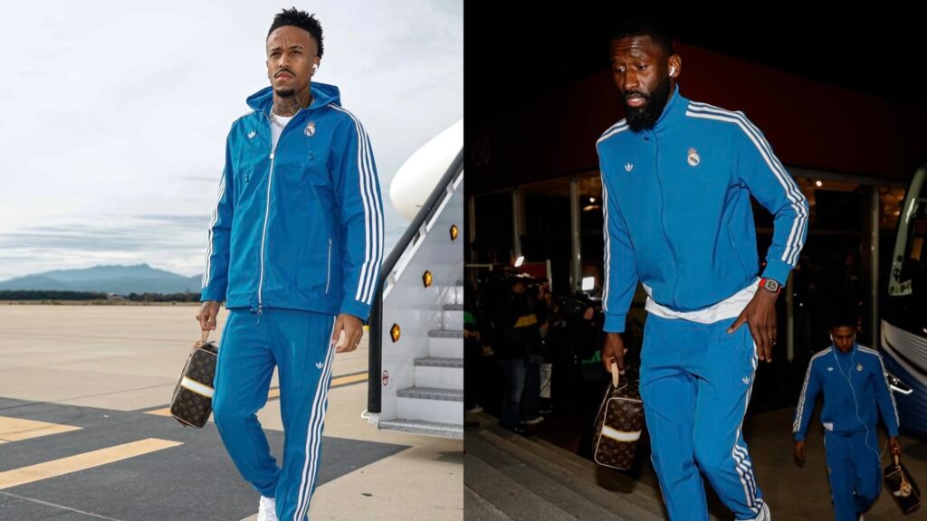 Militão y Rüdiger antes del partido contra el Girona / Via: X @realmadrid