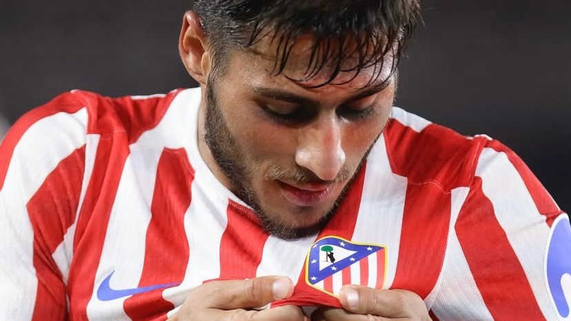 Carlos Martín, en la celebración del gol ante el Inter de Milán.
