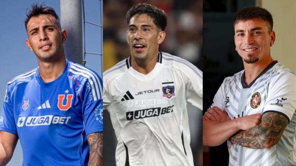 Rodrigo Contreras, Salomón Rodríguez, Daniel Castro / Vía:@UdeChile @ColoColo @DeportesLimache