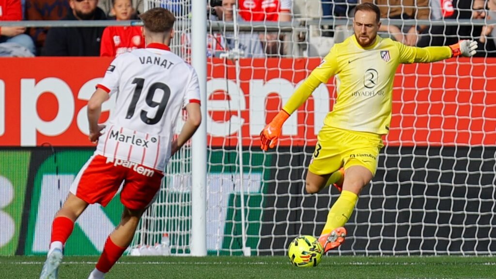 Oblak, en el partido ante el Girona.