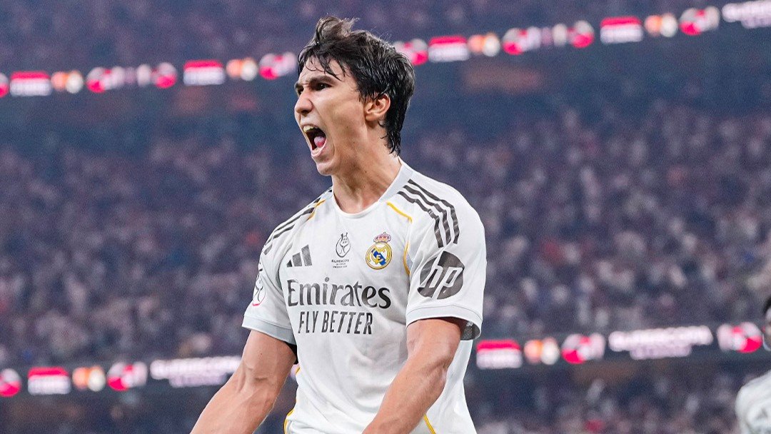 Gonzalo celebrando gol / Vía @realmadrid