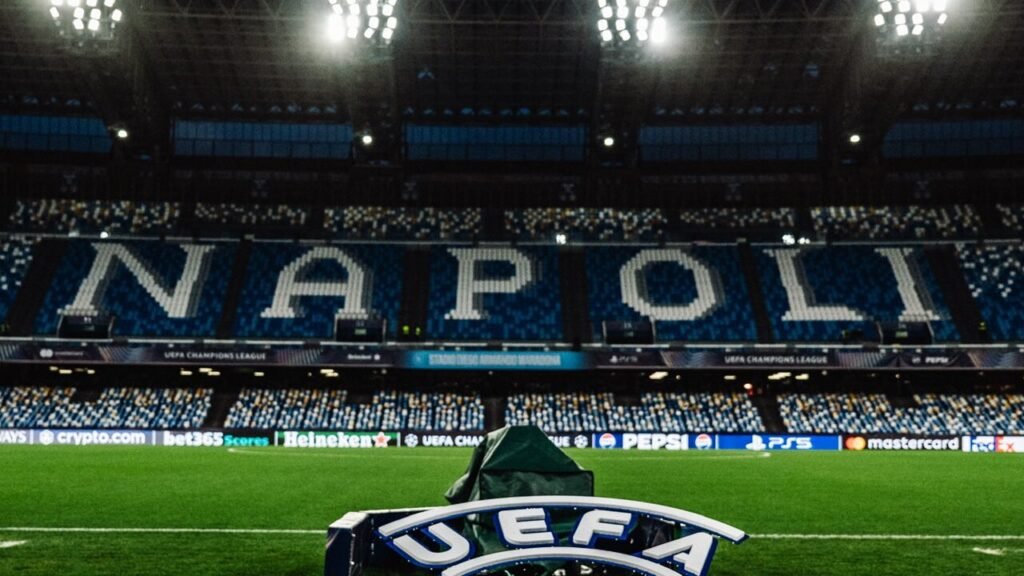 El estadio Diego Armando Maradona está preparado para la cita/ Vía:@sscnapoliES