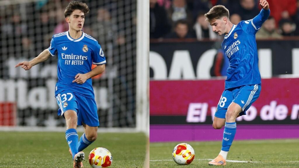 Debut de Palacios y Manuel Ángel con el Real Madrid / Via: X @realmadrid