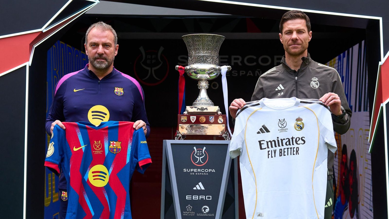 Foto previa FC Barcelona Real Madrid / Vía X/@RFEF