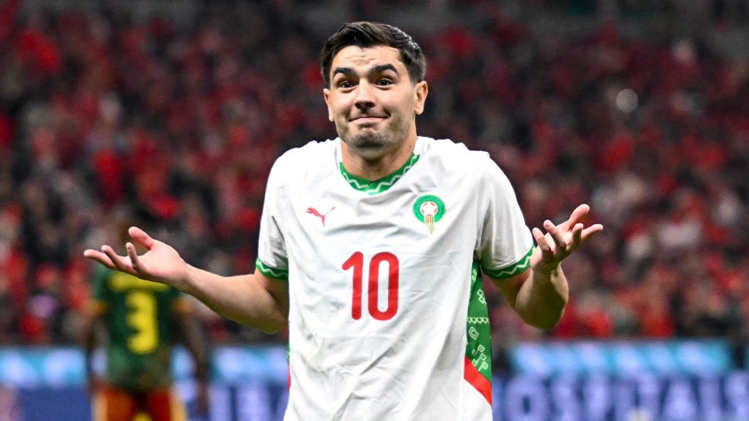 Brahim Diaz con Selección de fútbol de Marruecos / Via: X @realmadrid