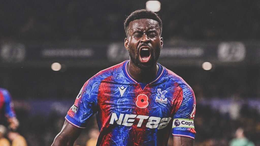 Marc Guéhi celebrando