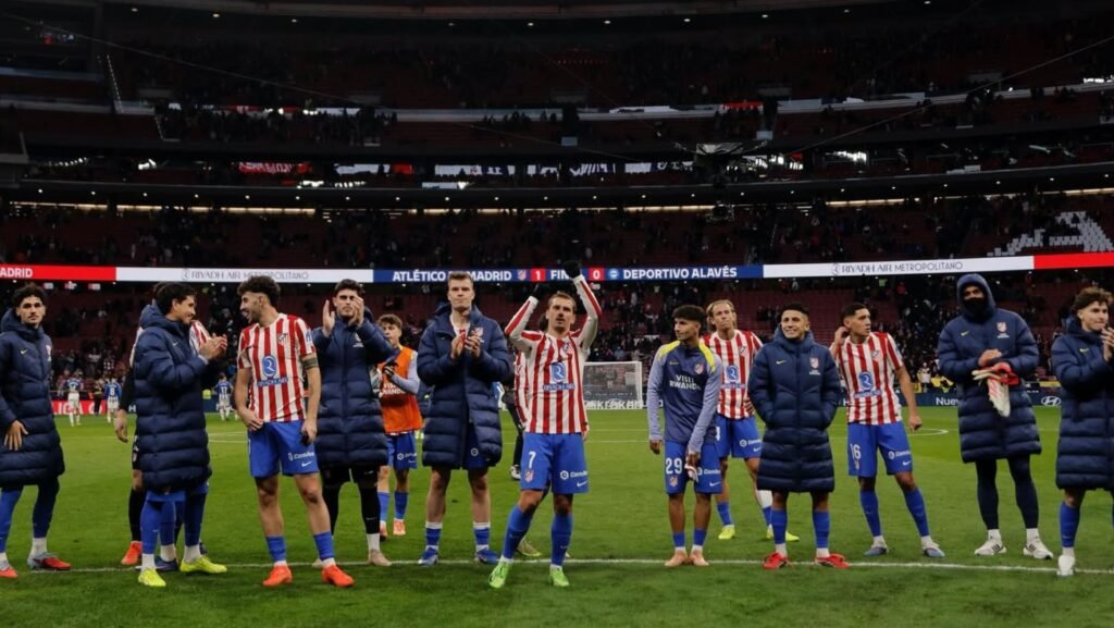 El Atlético de Madrid busca su 13ª victoria consecutiva en el Riyadh Air Metropolitano, convertido en uno de los grandes fortines del fútbol europeo esta temporada