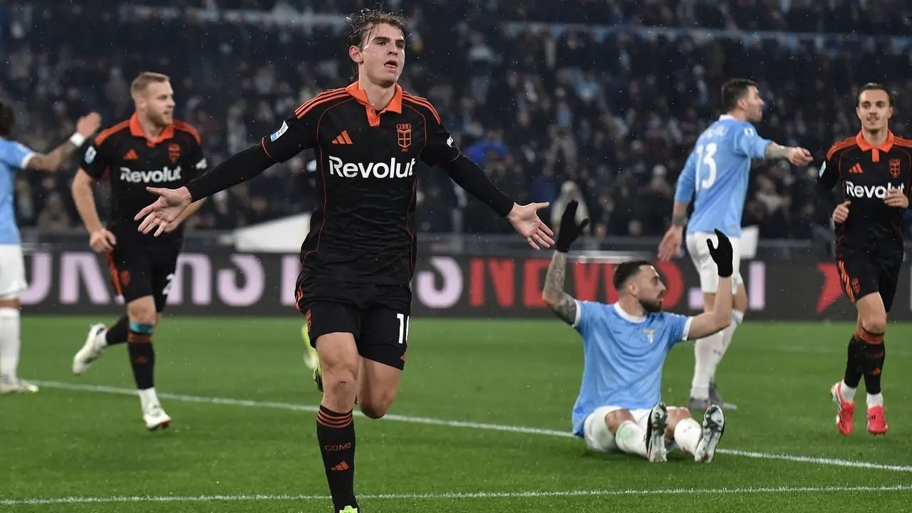 Nico Paz domina a la Lazio: 3-0 con doblete del argentino