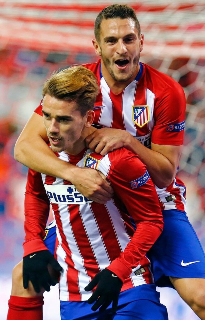 Griezmann, en el partido ante el Galatasaray de 2015.