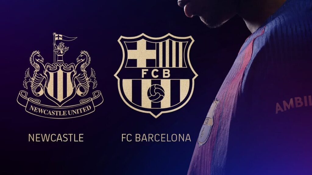 Barcelona y Newcastle se enfrentan por la Champions League