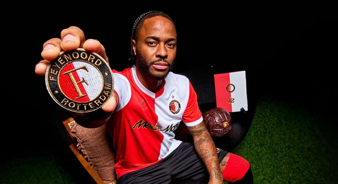 Raheem Sterling nuevo jugador del Feyenoord de Rotterdam./ Vía X: @Feyenoord