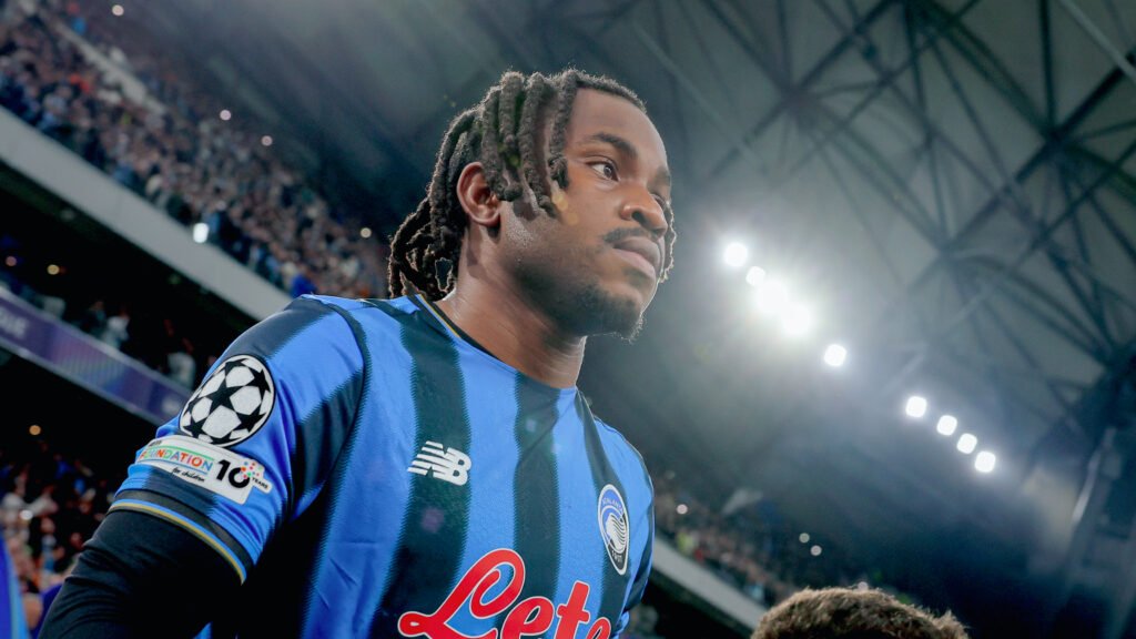 Lookman, en un partido con la Atalanta.