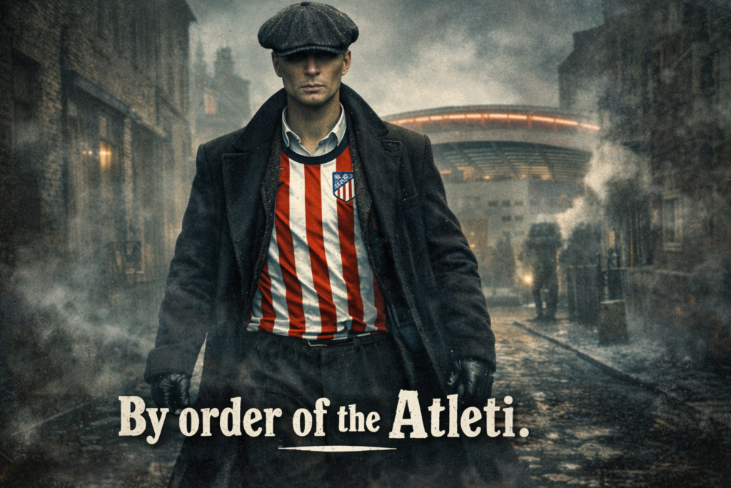 Netflix y Peaky Blinders se unen con el Atlético de Madrid para promocionar la próxima película de Thomas Selby