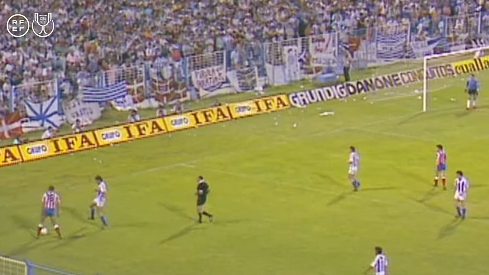 Captura de un instante de la final entre Atlético de Madrid y Real Sociedad.