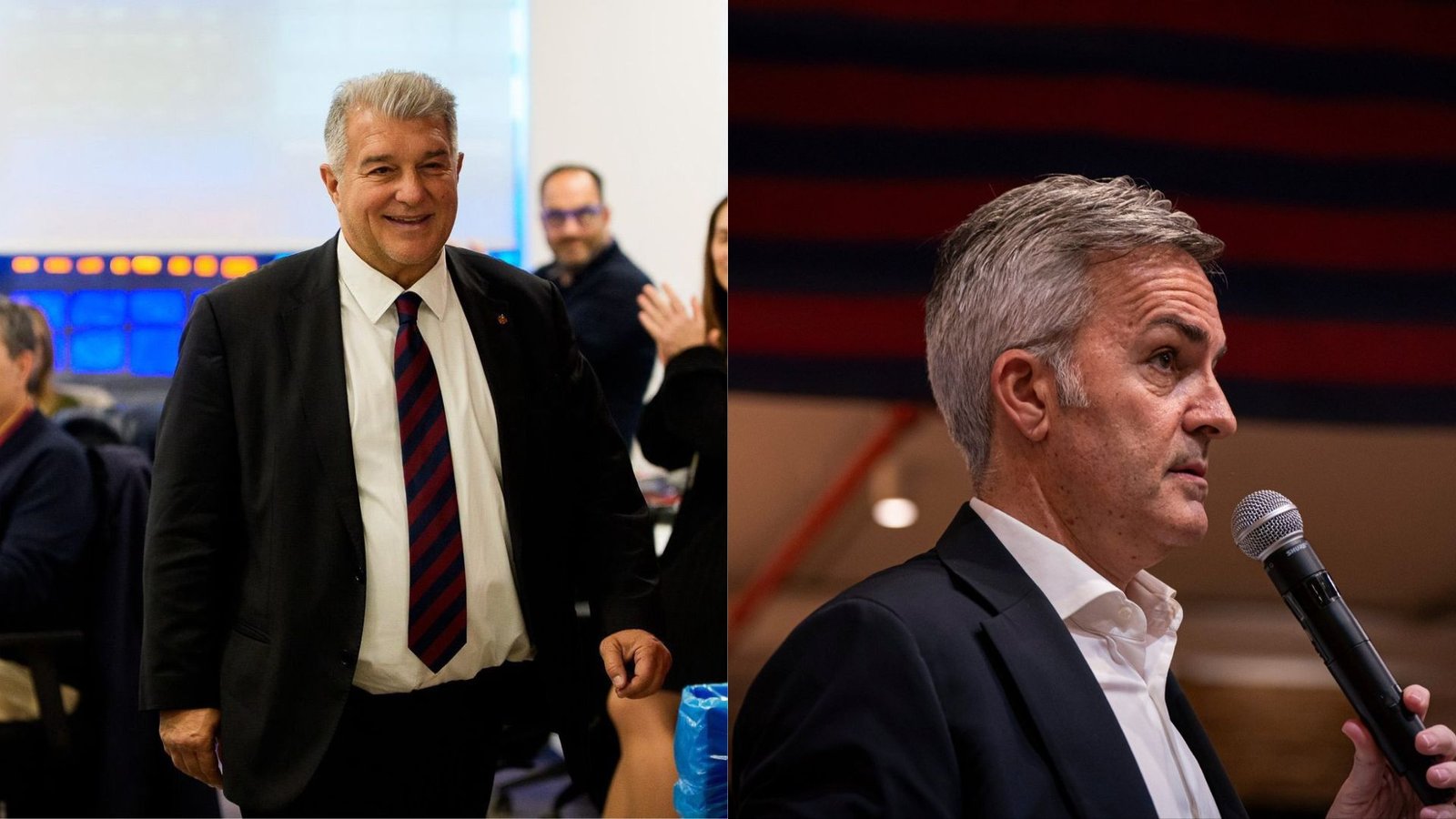 Joan Laporta y Víctor Font